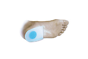 Comfort Heel Cup - two densities with softer blue dot